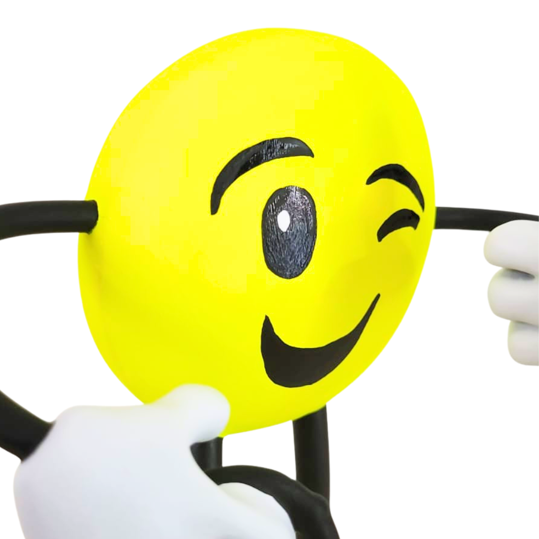 Smiley Jaune Fluo  Clin d&#39;Œil